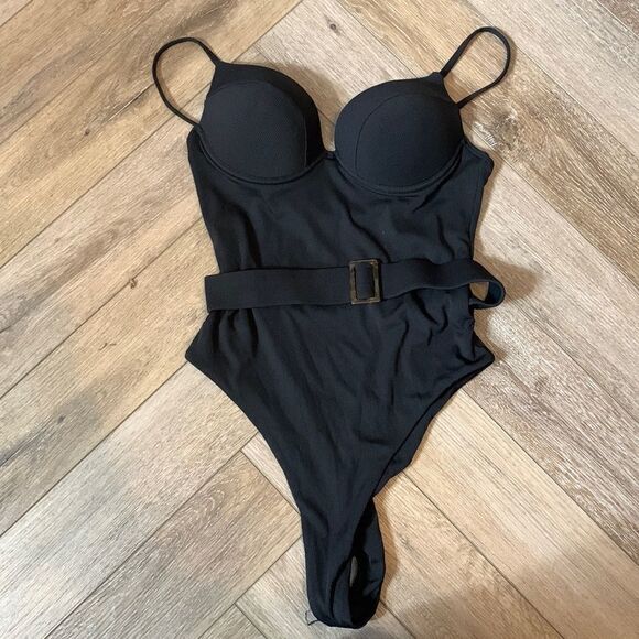 NWT Shein Ribbed Push Up One Piece - Picture 1 of 6